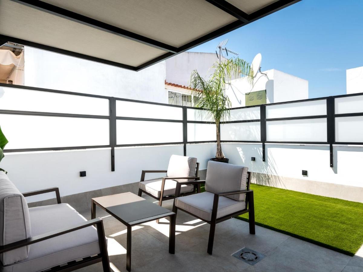 Pj Terraza Privada Banera Exterior Junto Catedral Apartman Sevilla Kültér fotó