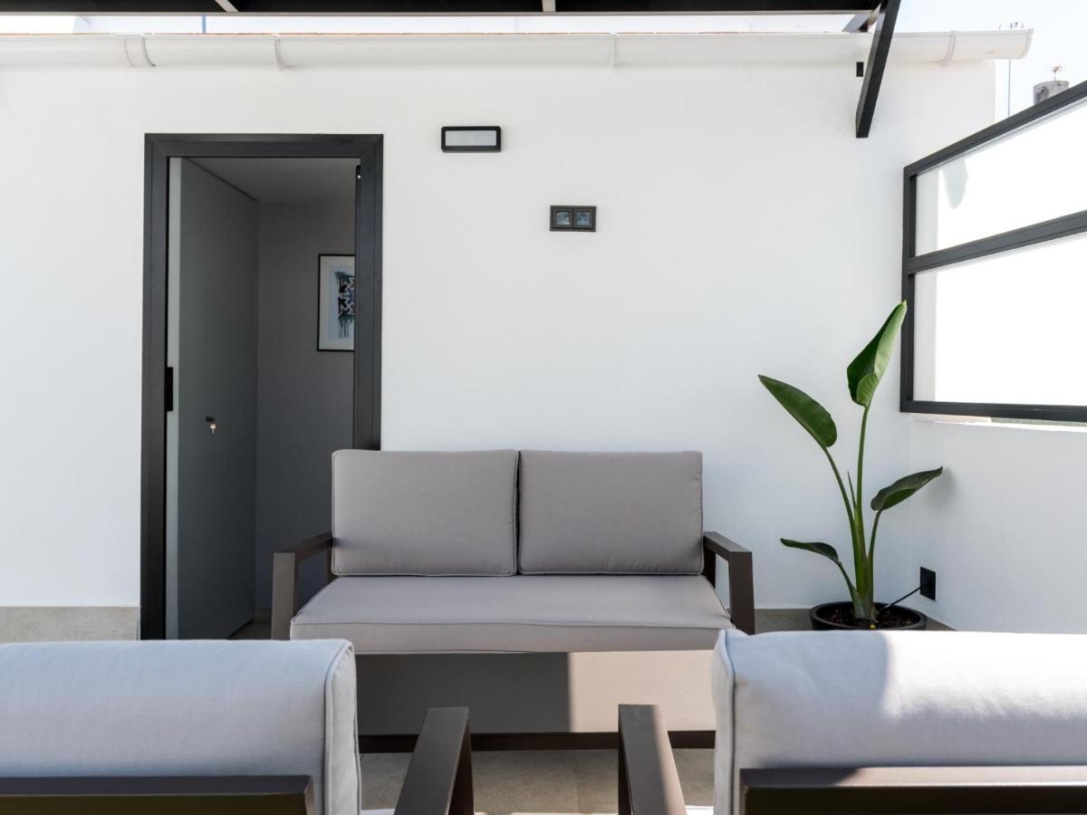 Pj Terraza Privada Banera Exterior Junto Catedral Apartman Sevilla Kültér fotó