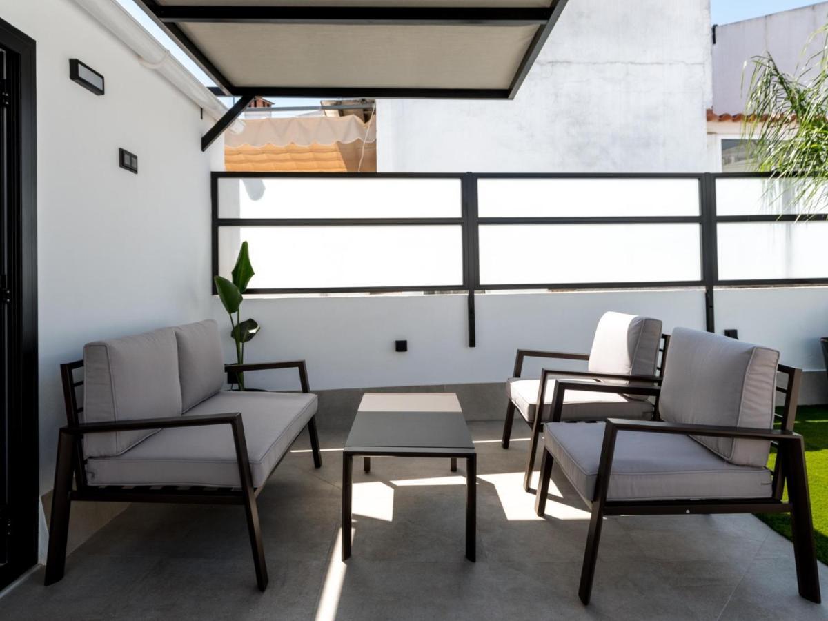 Pj Terraza Privada Banera Exterior Junto Catedral Apartman Sevilla Kültér fotó